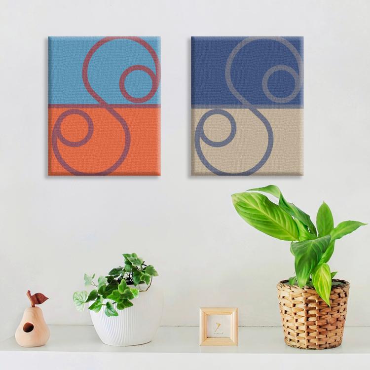 不思議な色たち（相互作用による錯視）: 03  ／ オリジナルアート（デジタル）／キャンバスプリント(F0・F3) | 3枚目