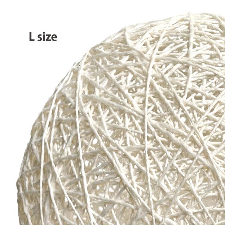 環灯(たまきとう) orb yarn lamp ／ 卯の花(うのはな)：Prism Cocoon | 12枚目