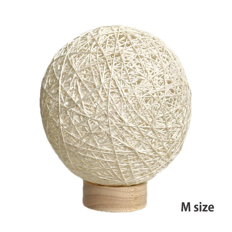 環灯(たまきとう) orb yarn lamp ／ 卯の花(うのはな)：Prism Cocoon | 6枚目