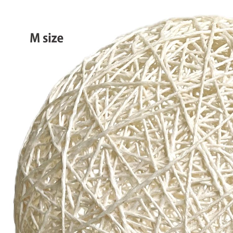 環灯(たまきとう) orb yarn lamp ／ 卯の花(うのはな)：Prism Cocoon | 7枚目