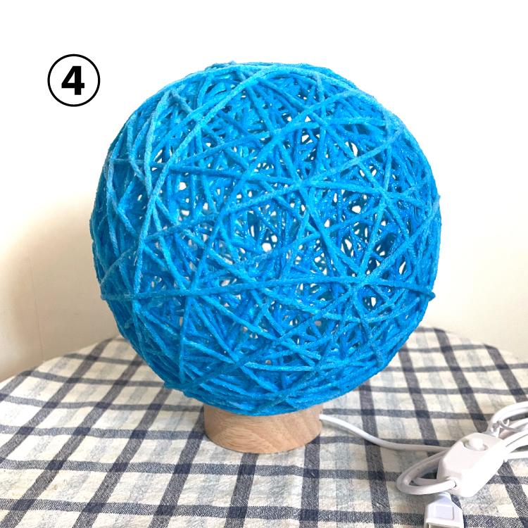 環灯(たまきとう） orb yarn lamp ／ 青猫(しょうびょう)：Mini DORA Cocoon | 10枚目