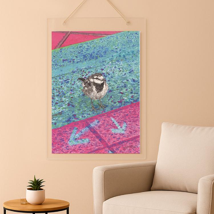 ハクセキレイ｜どっち行く？｜B4（アクリル・高品質紙） | 6枚目