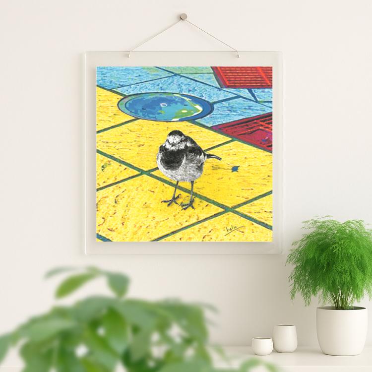 もっと遊ぼう！ ／ オリジナルアート（手描き＆画像）／プリント(B4)・アクリルボードプリント(2種）1枚目の画像